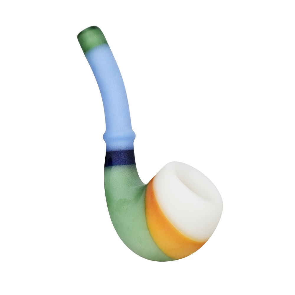 Playtime Sandblasted Sherlock Glass Pipe - 6" / Colors Vary
