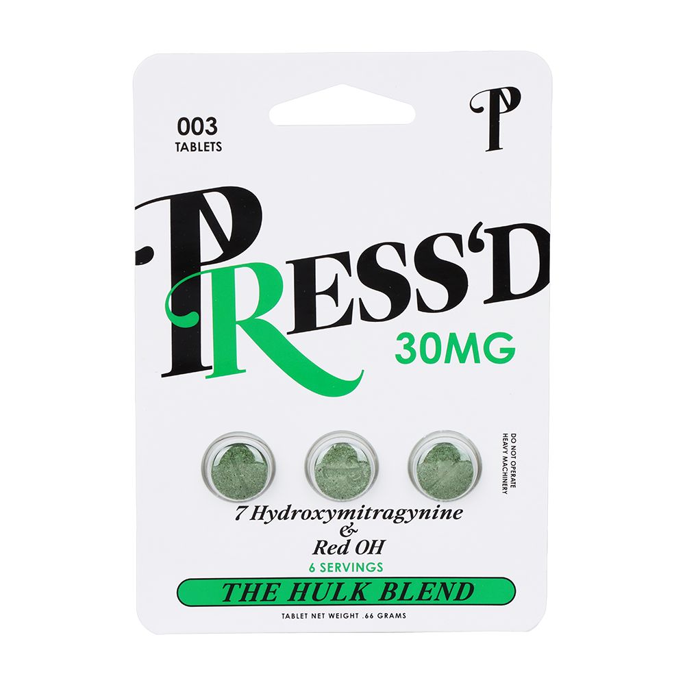 Press'd 7-Hydroxymitragynine Tablets - 3pc 25pk