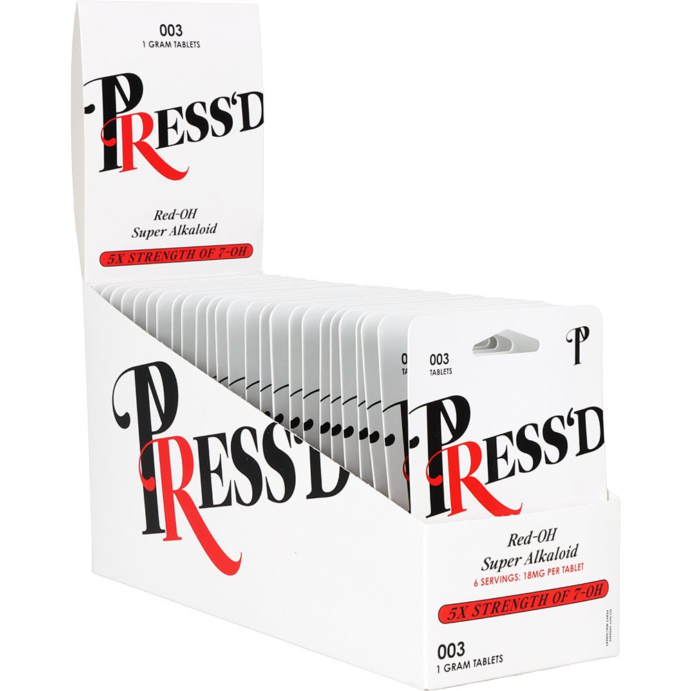 Press'd 7-Hydroxymitragynine Tablets - 3pc 25pk