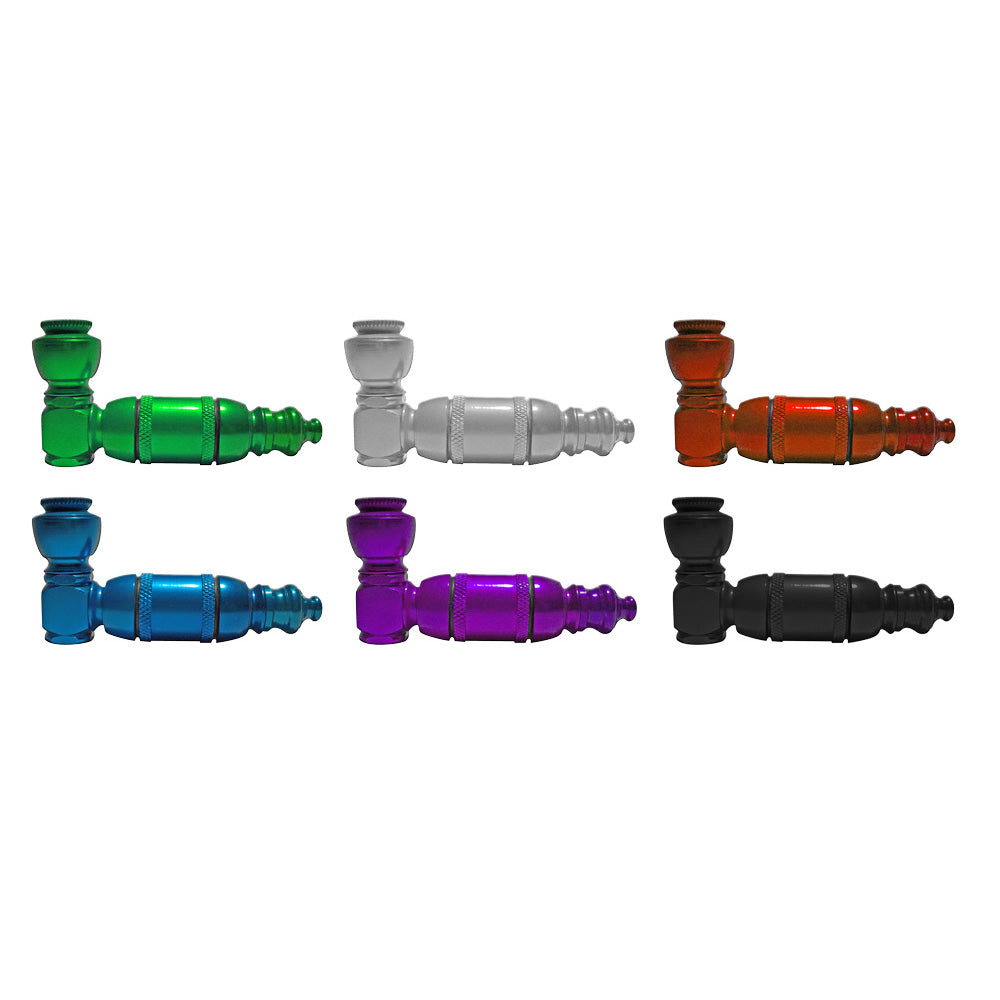 Aluminum Pipe w/ Lid -3"