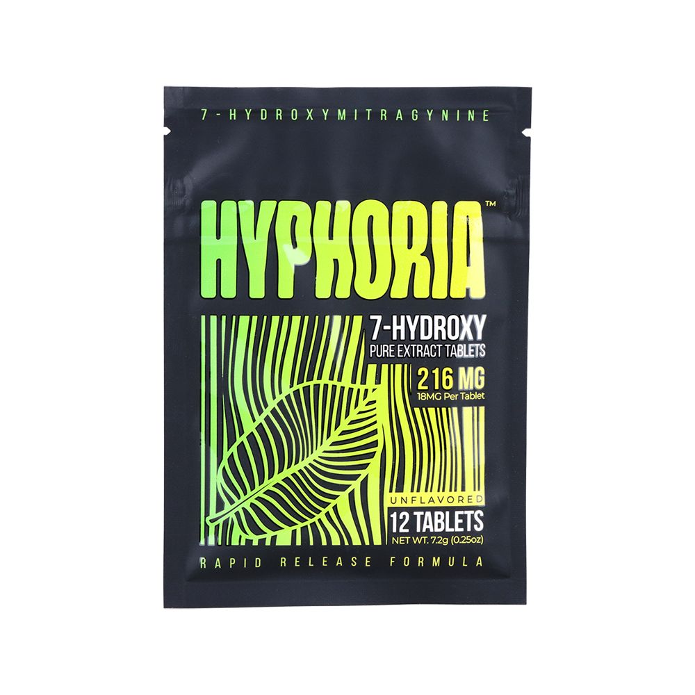 Hyphoria 7-Hydroxymitragynine Tablets - 18MG / 12pc 5ct