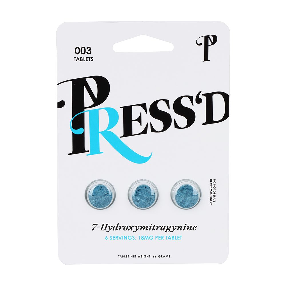Press'd 7-Hydroxymitragynine Tablets - 3pc 25pk