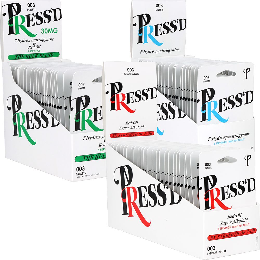 Press'd 7-Hydroxymitragynine Tablets - 3pc 25pk