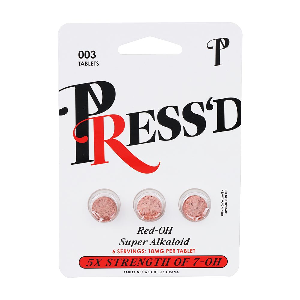 Press'd 7-Hydroxymitragynine Tablets - 3pc 25pk