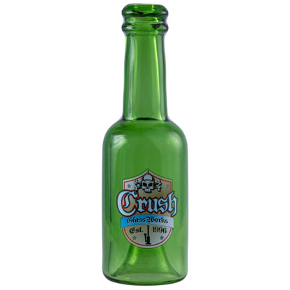 Crush Vibrant Borosilicate Glass Bottle Chillums - 4" Hand Pipes in Rainbow Colors