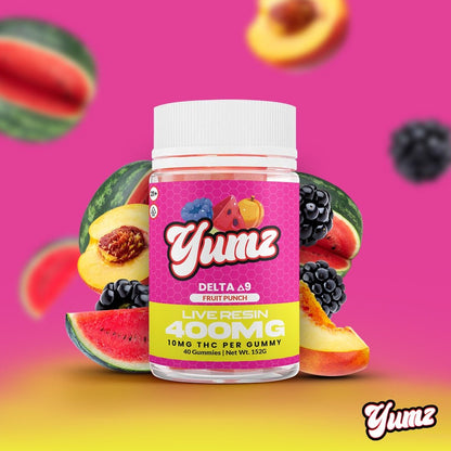 THC Gummies - Delta 9 THC - YUMZ LAB - Fruit Punch