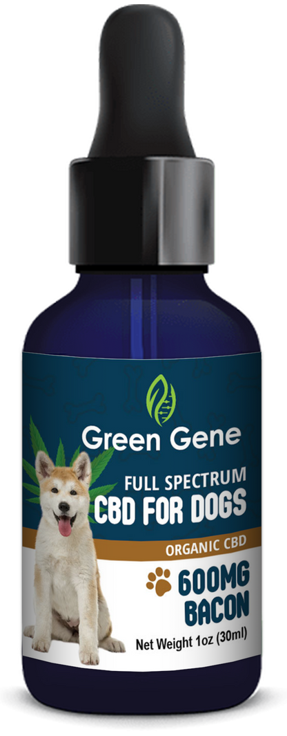 Full Spectrum CBD Oil for Dogs Bacon Flavor for Canine Happiness (300MG-600MG)