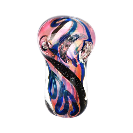 It's a Swirled World Glass Spoon Pipe - 2.5"