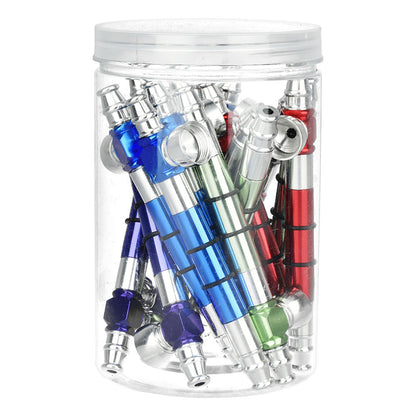 Straight Steamroller Pipe w/ Carb - 5" - 15PC