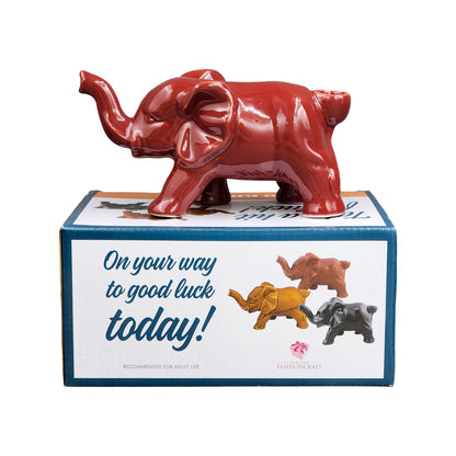 elephant novelty  pipe - red color