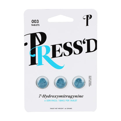 Press'd 7-Hydroxymitragynine Tablets - 3pc 25pk
