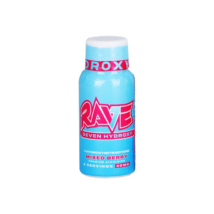 Rave 7-Hydroxymitragynine Shots | 2oz | 40mg | 12ct Display