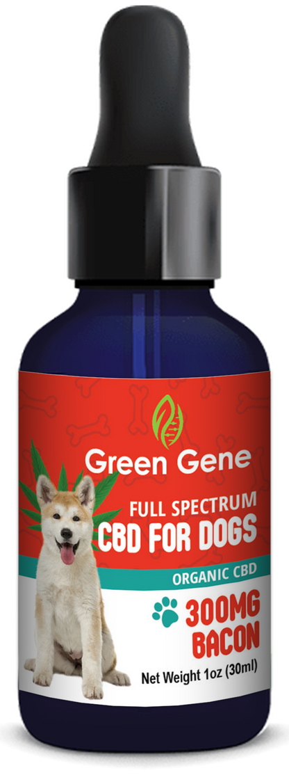 Full Spectrum CBD Oil for Dogs Bacon Flavor for Canine Happiness (300MG-600MG)