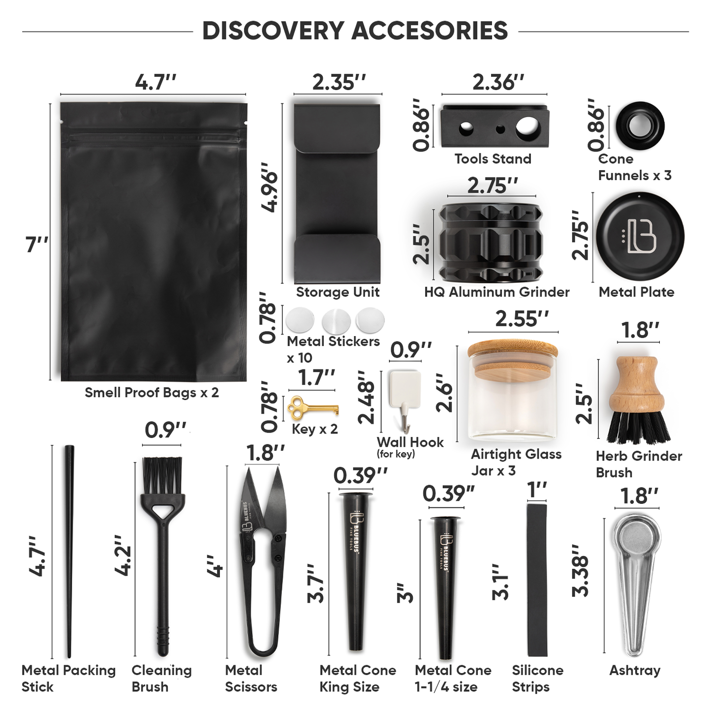 DISCOVERY 1.0 Storage stash Box (Black)