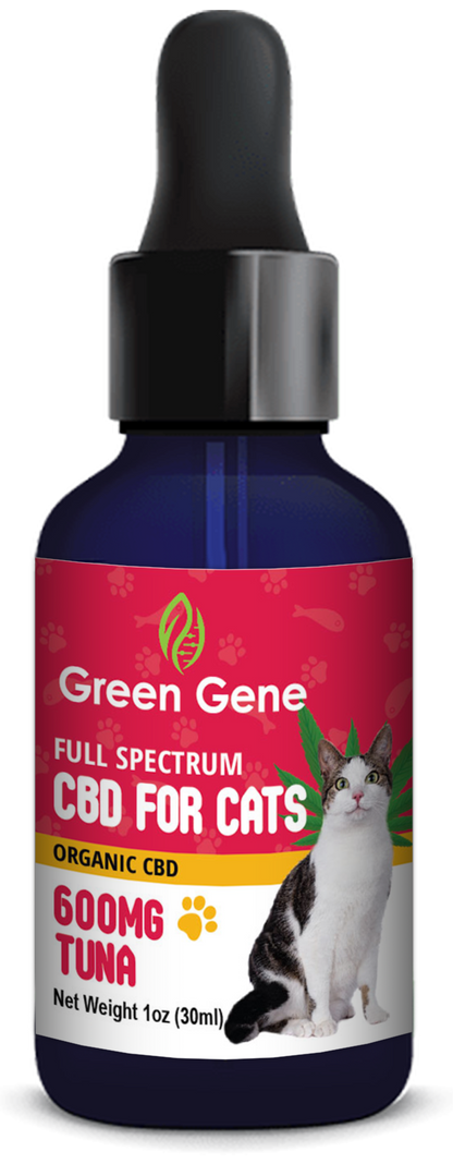 Full Spectrum CBD Oil for Cats - Feline Wellness Formula (300MG - 600MG)